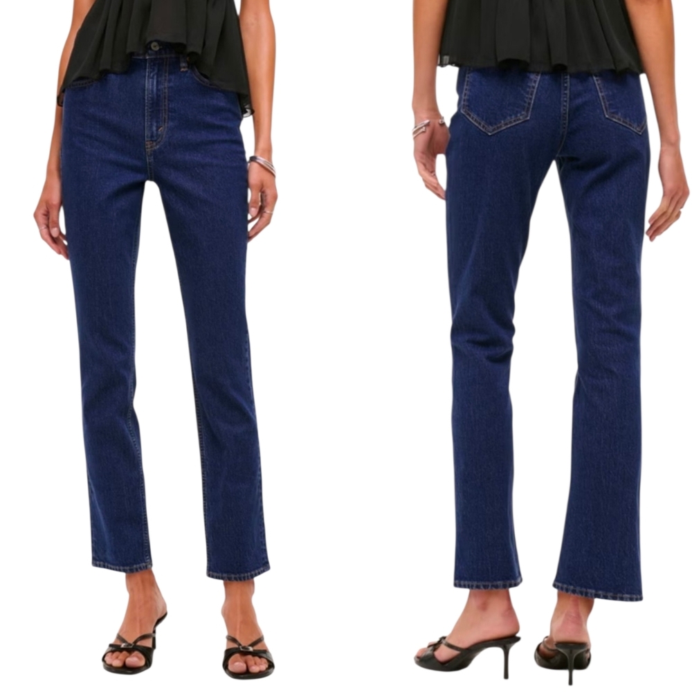 Abercrombie & Fitch Long Ankle Straight Ultra High Rise Jean 29 8 Long